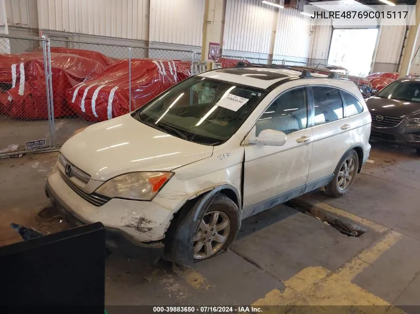 JHLRE48769C015117 2009 Honda Cr-V Ex-L