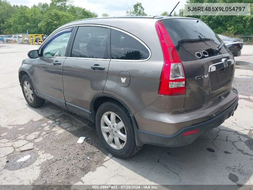 5J6RE485X9L054797 2009 Honda Cr-V Ex