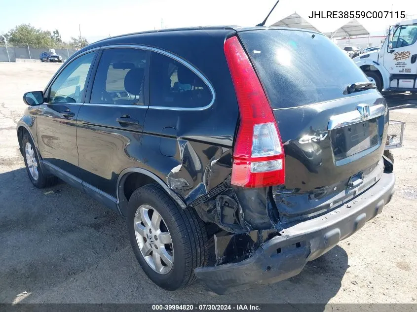 JHLRE38559C007115 2009 Honda Cr-V Ex