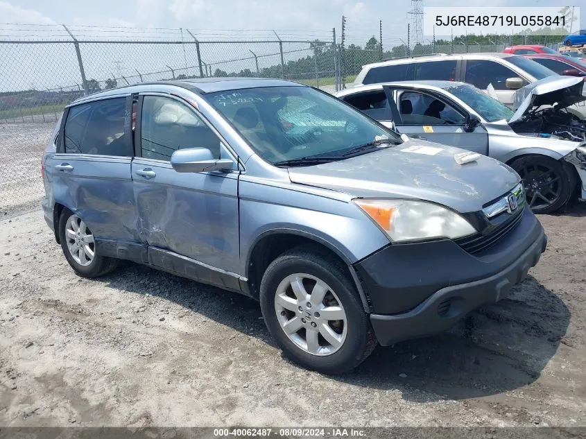 5J6RE48719L055841 2009 Honda Cr-V Ex-L