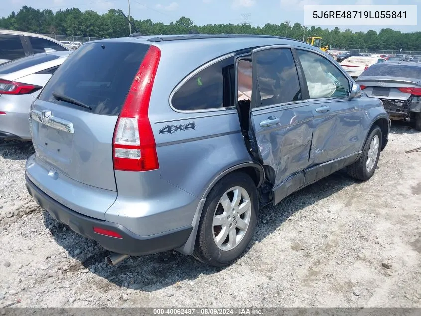 5J6RE48719L055841 2009 Honda Cr-V Ex-L