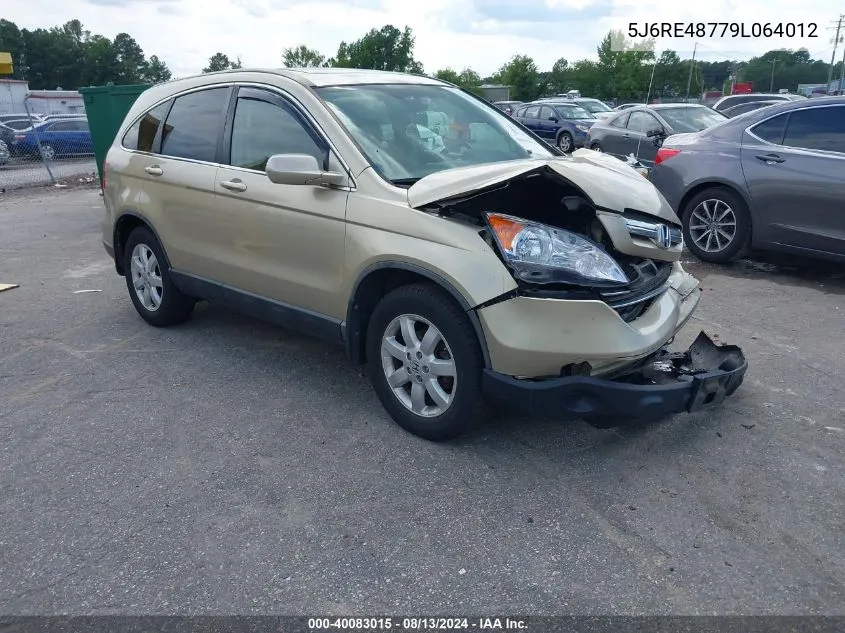 5J6RE48779L064012 2009 Honda Cr-V Ex-L