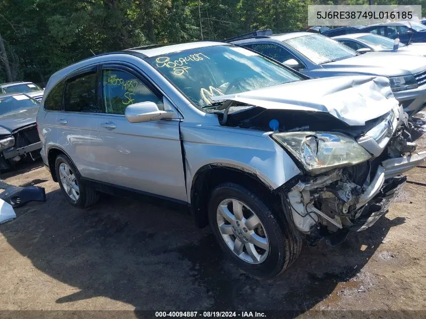 5J6RE38749L016185 2009 Honda Cr-V Ex-L