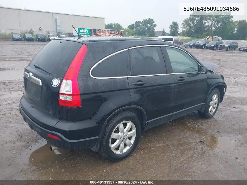 5J6RE48509L034686 2009 Honda Cr-V Ex