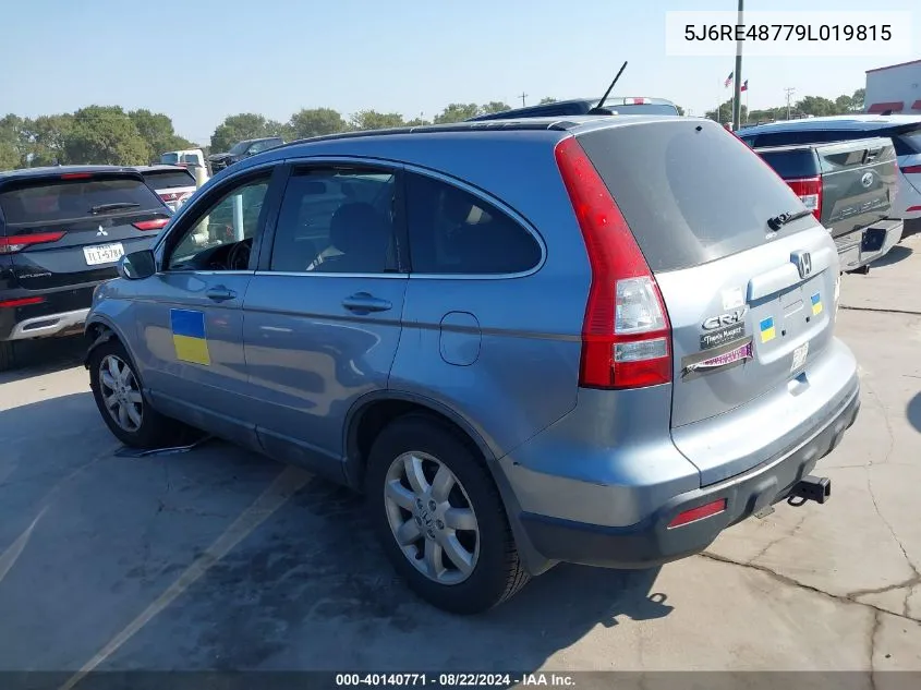 5J6RE48779L019815 2009 Honda Cr-V Ex-L