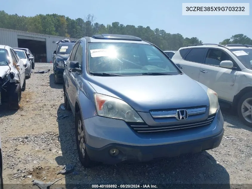 3CZRE385X9G703232 2009 Honda Cr-V Ex