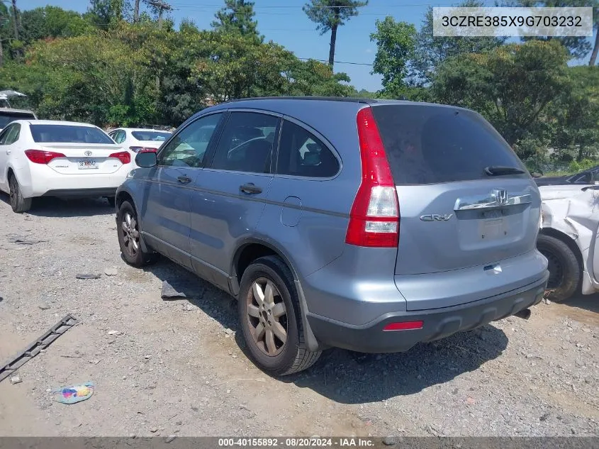 3CZRE385X9G703232 2009 Honda Cr-V Ex