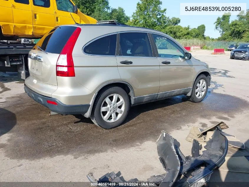 5J6RE48539L005280 2009 Honda Cr-V Ex