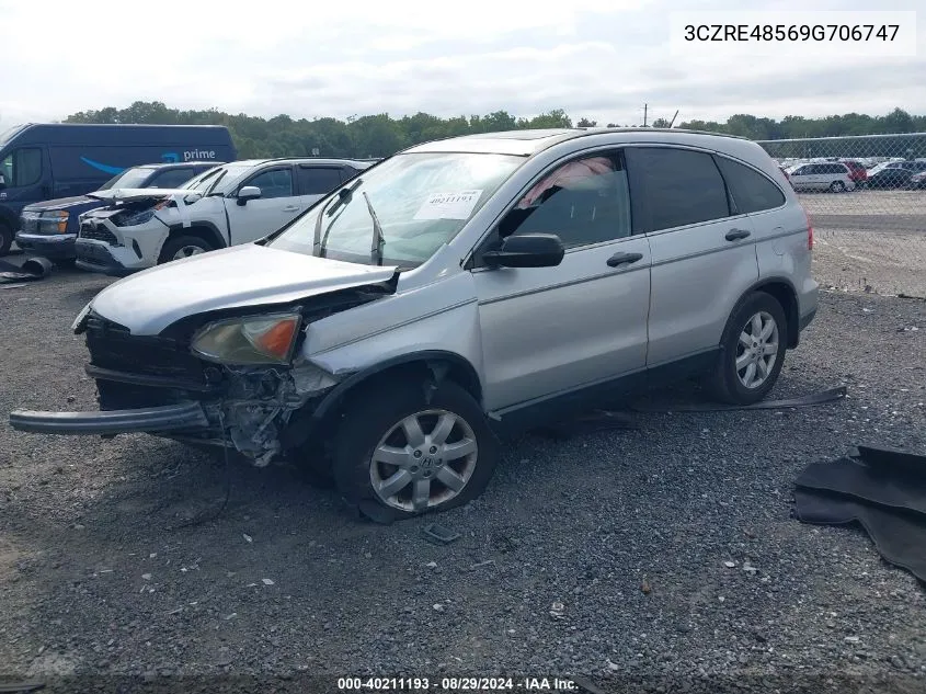 3CZRE48569G706747 2009 Honda Cr-V Ex