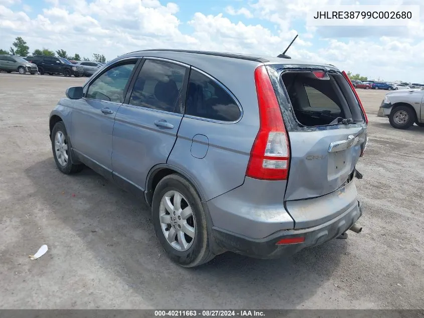 JHLRE38799C002680 2009 Honda Cr-V Ex-L