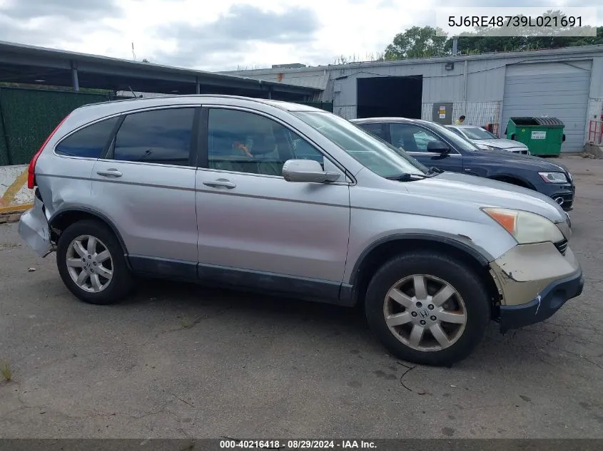 5J6RE48739L021691 2009 Honda Cr-V Ex-L