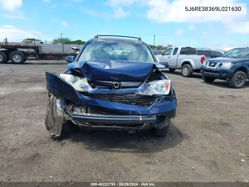 5J6RE38369L021630 2009 Honda Cr-V Lx