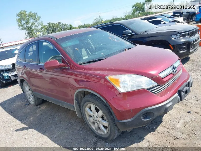 JHLRE38729C013665 2009 Honda Cr-V Ex-L