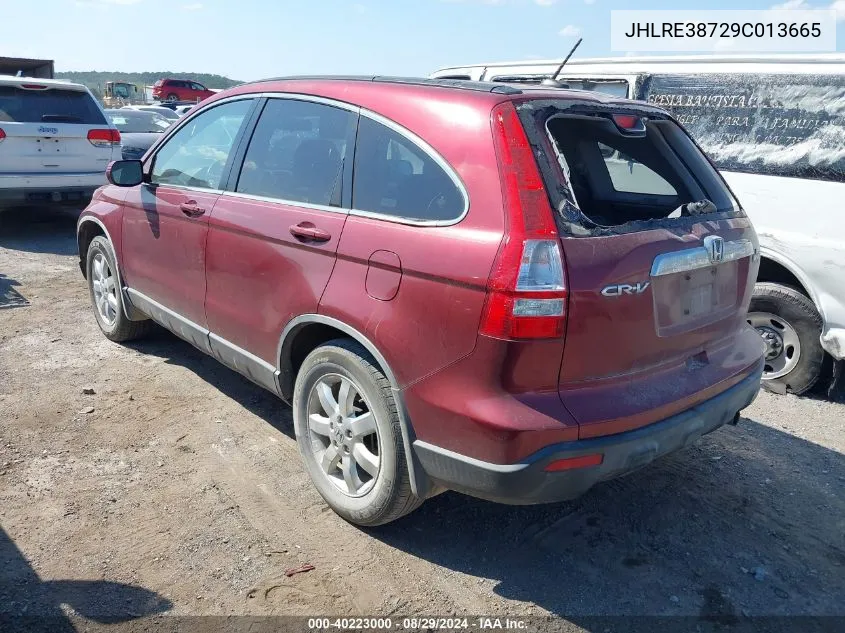 JHLRE38729C013665 2009 Honda Cr-V Ex-L