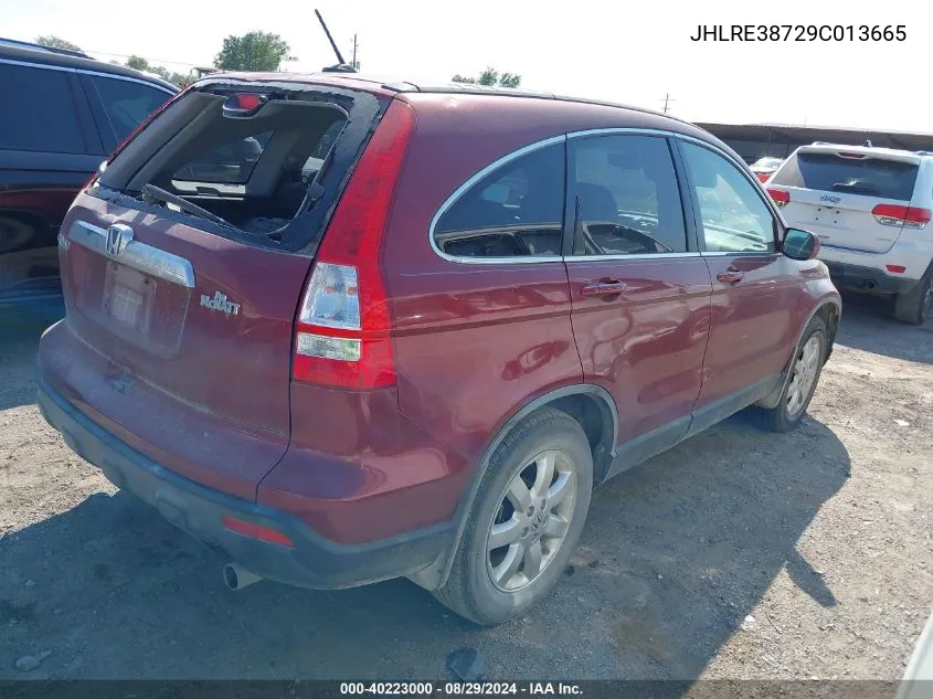 JHLRE38729C013665 2009 Honda Cr-V Ex-L