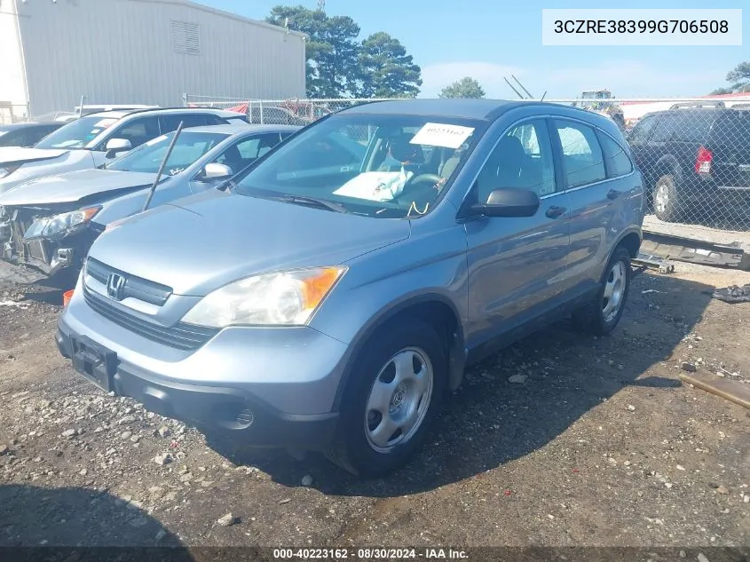 3CZRE38399G706508 2009 Honda Cr-V Lx