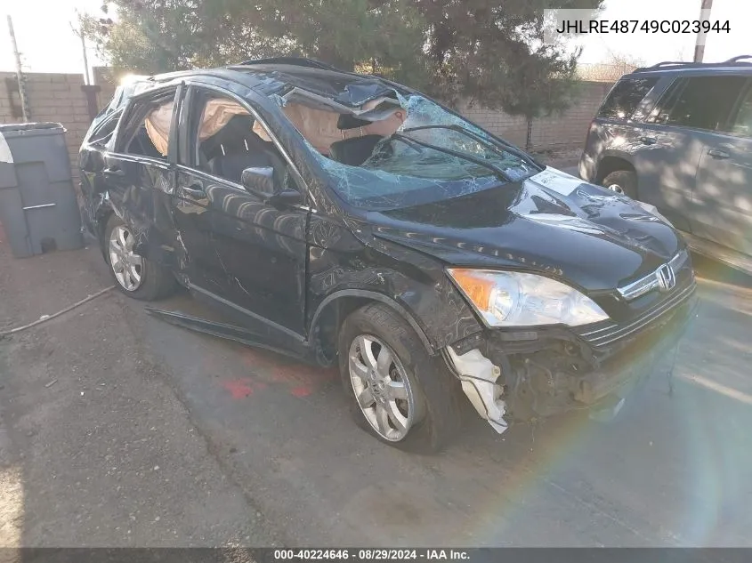 JHLRE48749C023944 2009 Honda Cr-V Ex-L