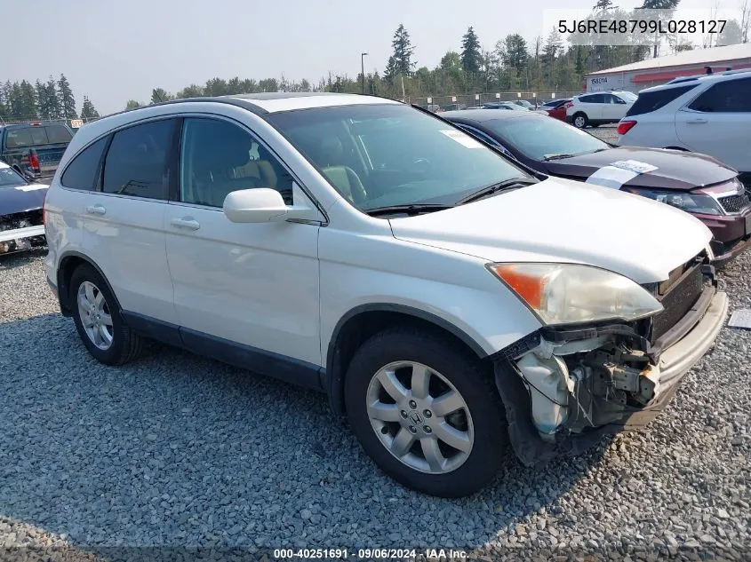 5J6RE48799L028127 2009 Honda Cr-V Ex-L