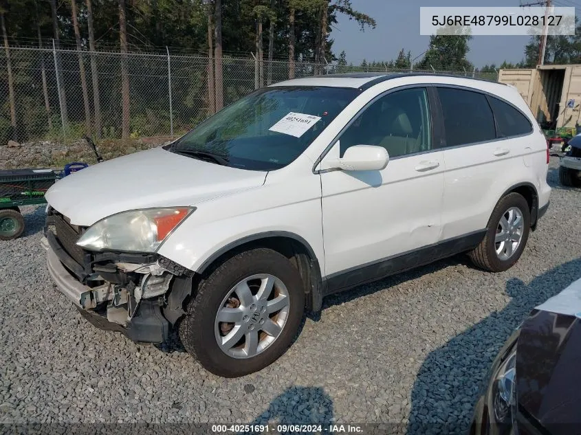 5J6RE48799L028127 2009 Honda Cr-V Ex-L