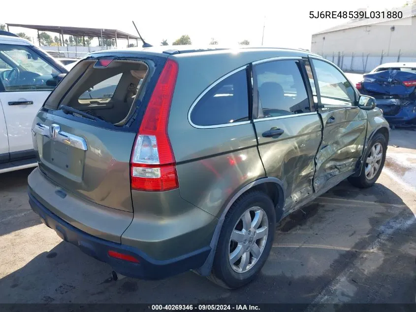 5J6RE48539L031880 2009 Honda Cr-V Ex