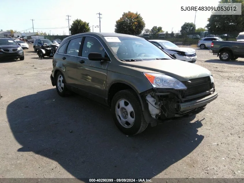 2009 Honda Cr-V Lx VIN: 5JGRE48309L053012 Lot: 40290399