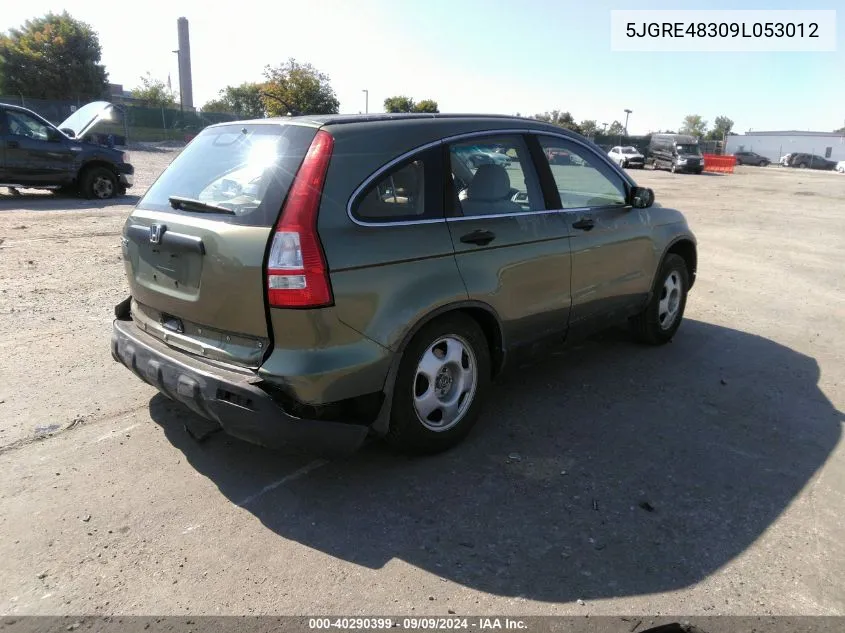 5JGRE48309L053012 2009 Honda Cr-V Lx