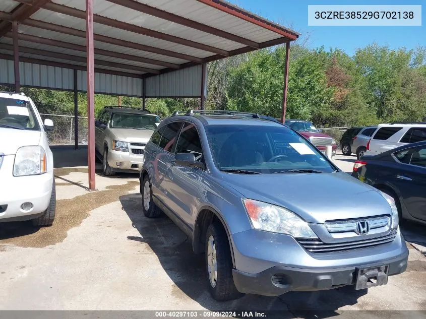 3CZRE38529G702138 2009 Honda Cr-V Ex