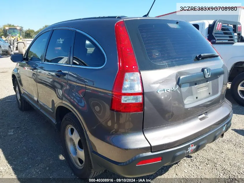 3CZRE383X9G708980 2009 Honda Cr-V Lx