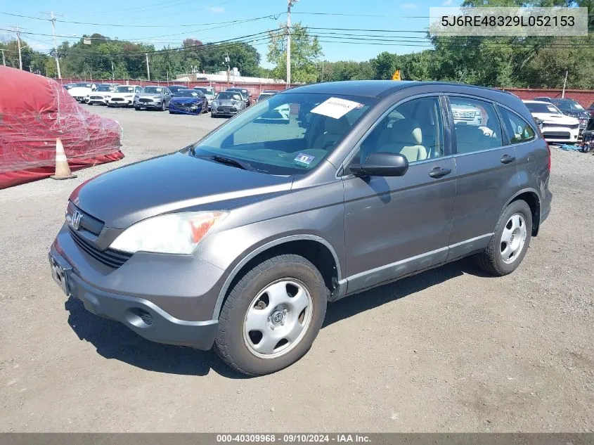 5J6RE48329L052153 2009 Honda Cr-V Lx