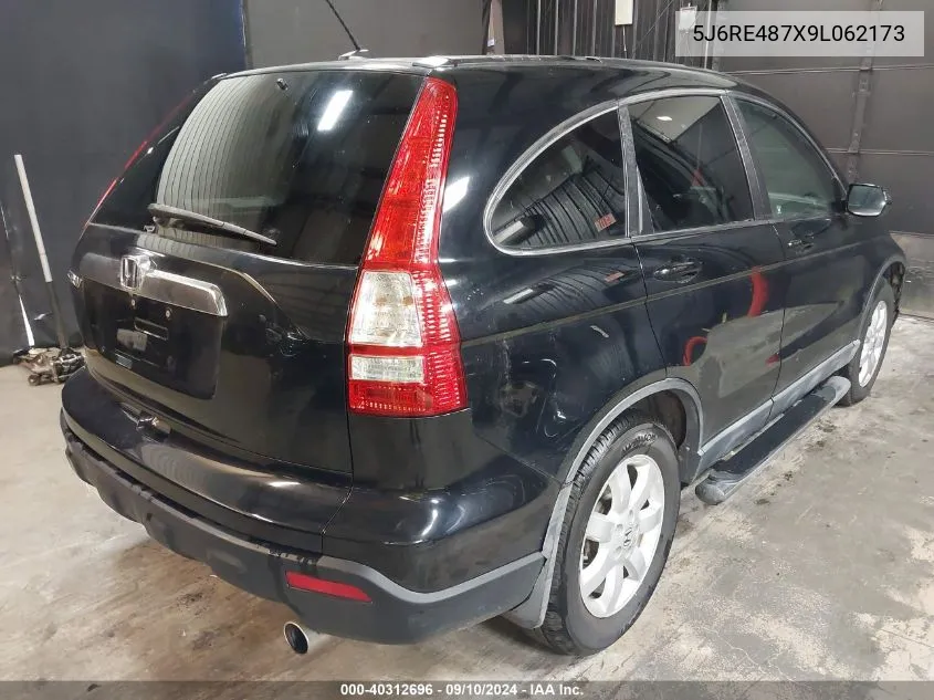 5J6RE487X9L062173 2009 Honda Cr-V Ex-L