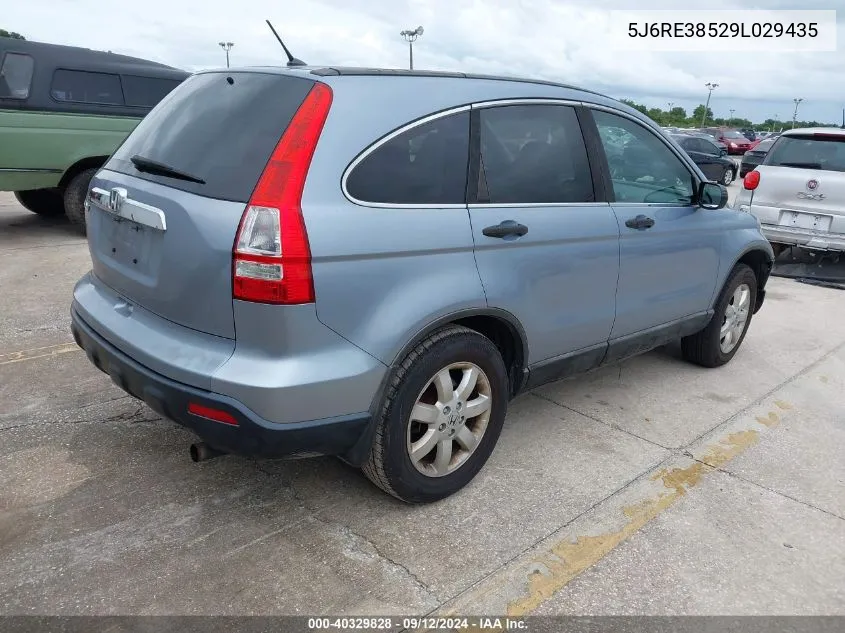 5J6RE38529L029435 2009 Honda Cr-V Ex