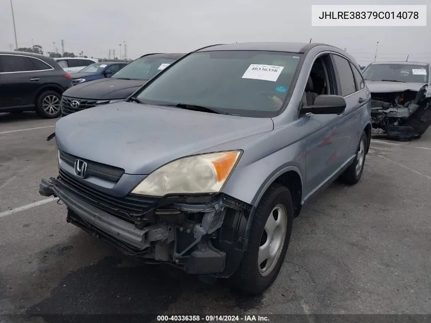 JHLRE38379C014078 2009 Honda Cr-V Lx