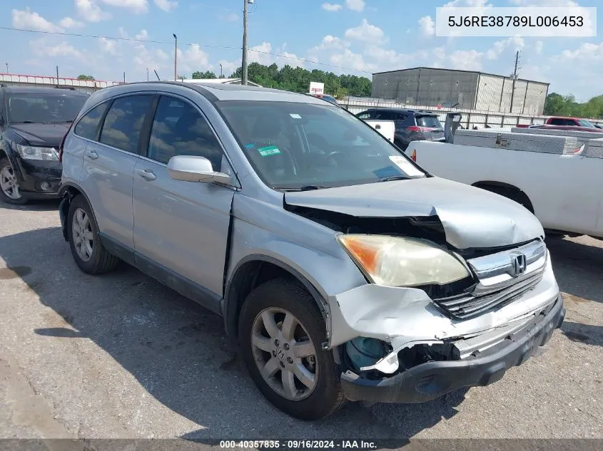 2009 Honda Cr-V Exl VIN: 5J6RE38789L006453 Lot: 40357835