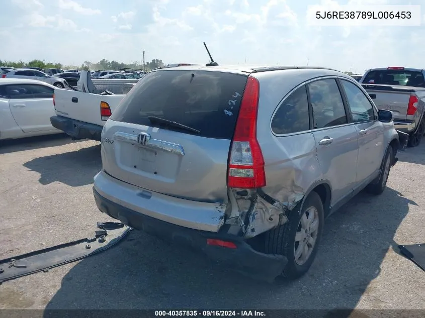 5J6RE38789L006453 2009 Honda Cr-V Exl