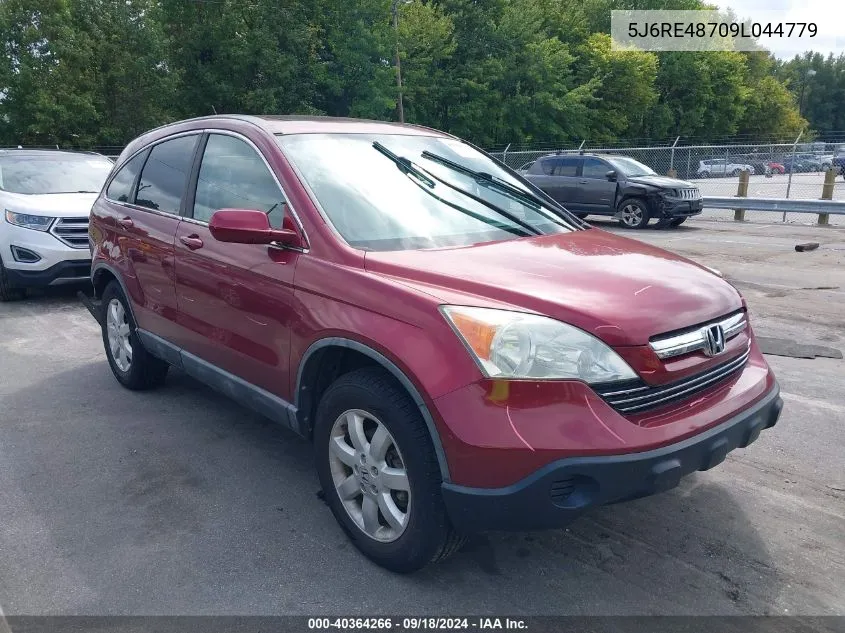 2009 Honda Cr-V Ex-L VIN: 5J6RE48709L044779 Lot: 40364266