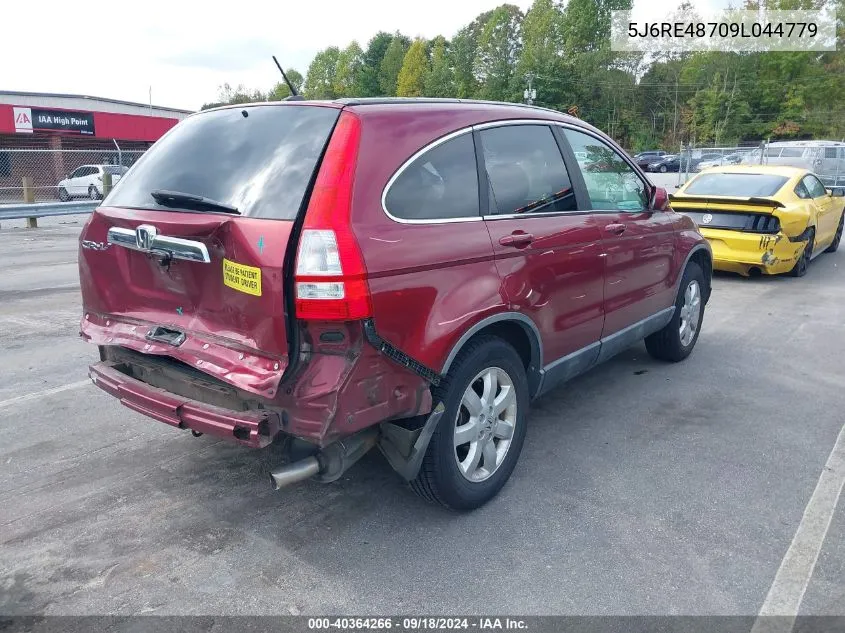 2009 Honda Cr-V Ex-L VIN: 5J6RE48709L044779 Lot: 40364266