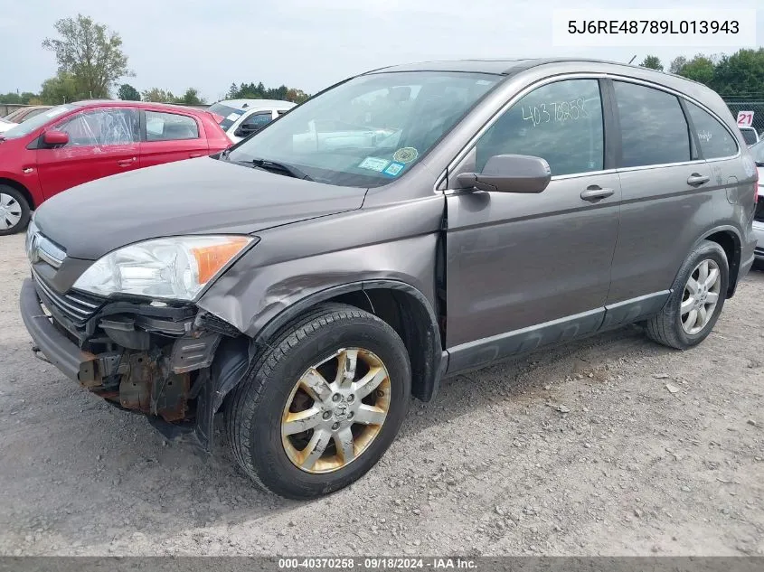 5J6RE48789L013943 2009 Honda Cr-V Ex-L