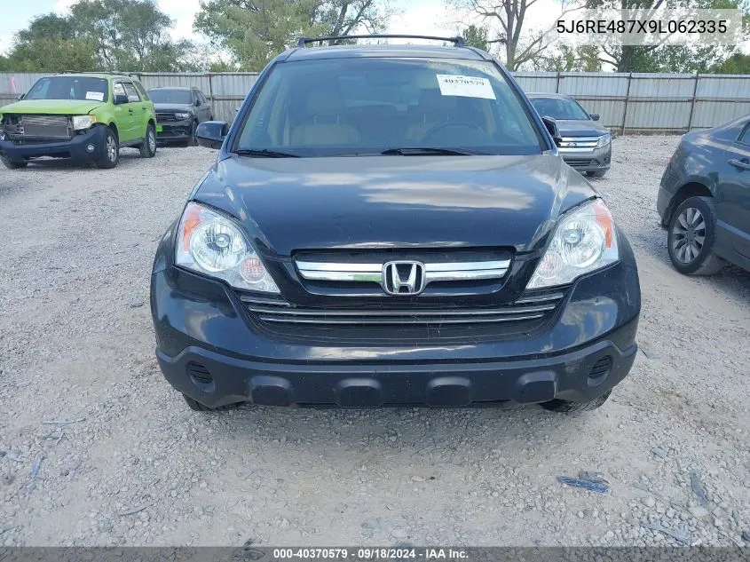 5J6RE487X9L062335 2009 Honda Cr-V Ex-L