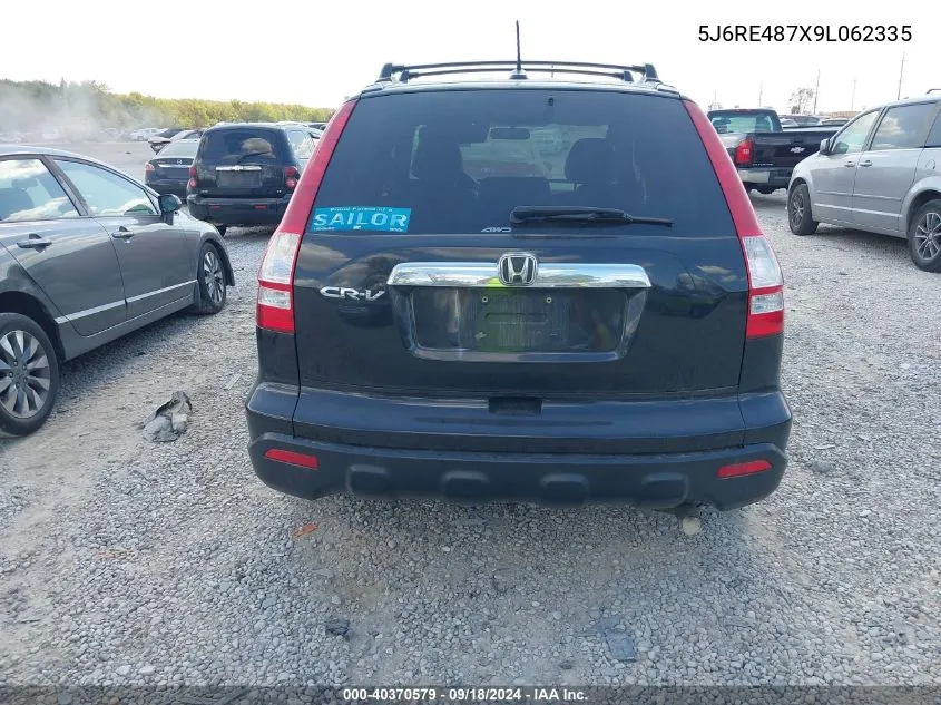 5J6RE487X9L062335 2009 Honda Cr-V Ex-L