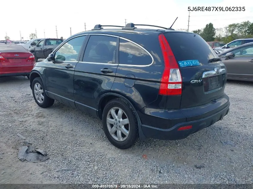 5J6RE487X9L062335 2009 Honda Cr-V Ex-L