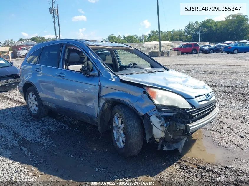 5J6RE48729L055847 2009 Honda Cr-V Ex-L