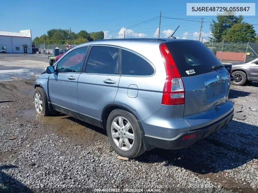 5J6RE48729L055847 2009 Honda Cr-V Ex-L