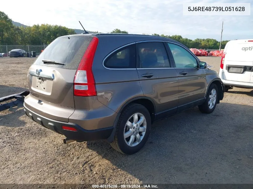 5J6RE48739L051628 2009 Honda Cr-V Ex-L