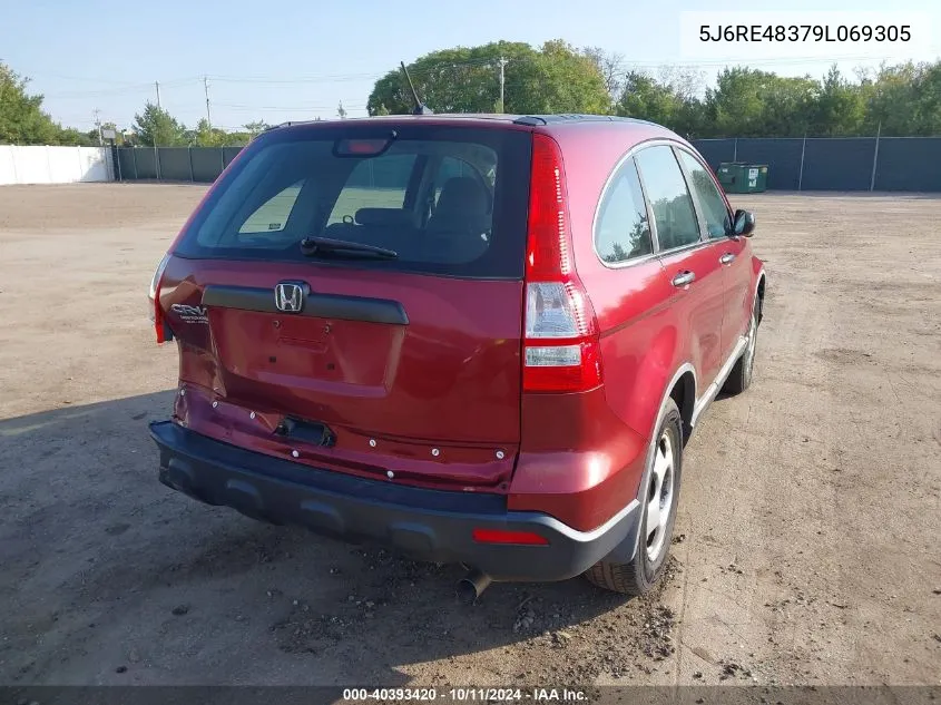 5J6RE48379L069305 2009 Honda Cr-V Lx