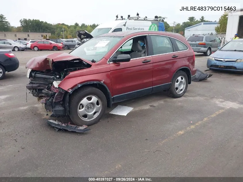 2009 Honda Cr-V Lx VIN: JHLRE48379C015463 Lot: 40397027