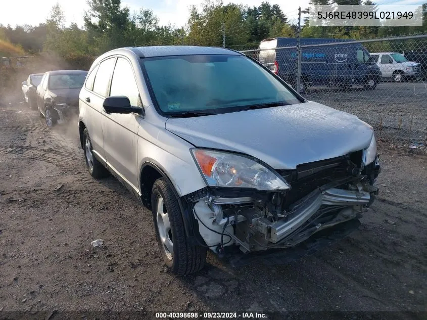 5J6RE48399L021949 2009 Honda Cr-V Lx