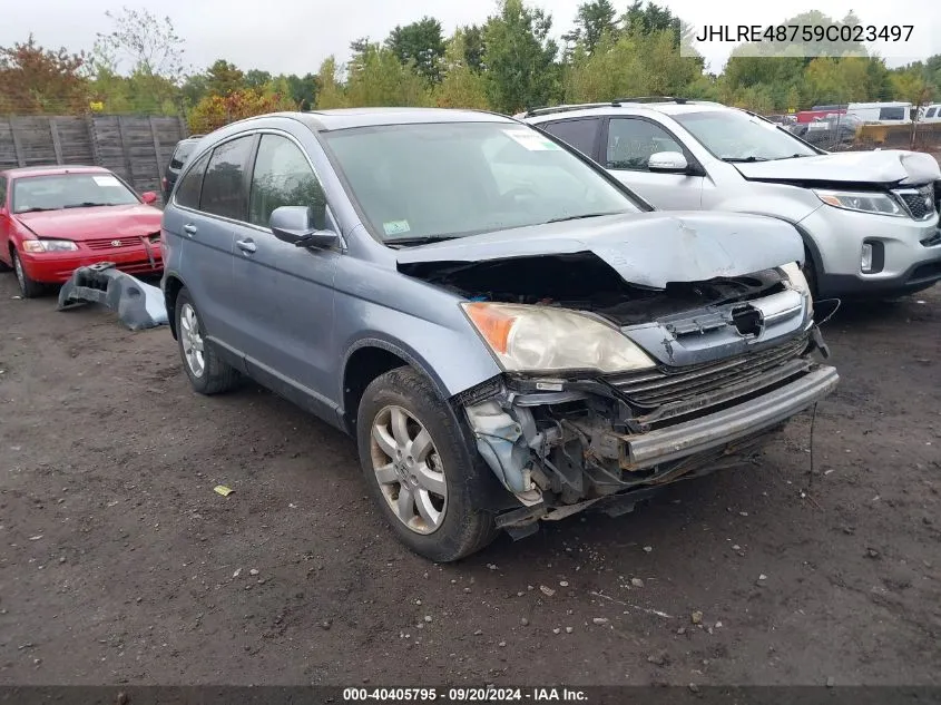 2009 Honda Cr-V Ex-L VIN: JHLRE48759C023497 Lot: 40405795