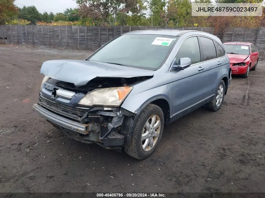 2009 Honda Cr-V Ex-L VIN: JHLRE48759C023497 Lot: 40405795