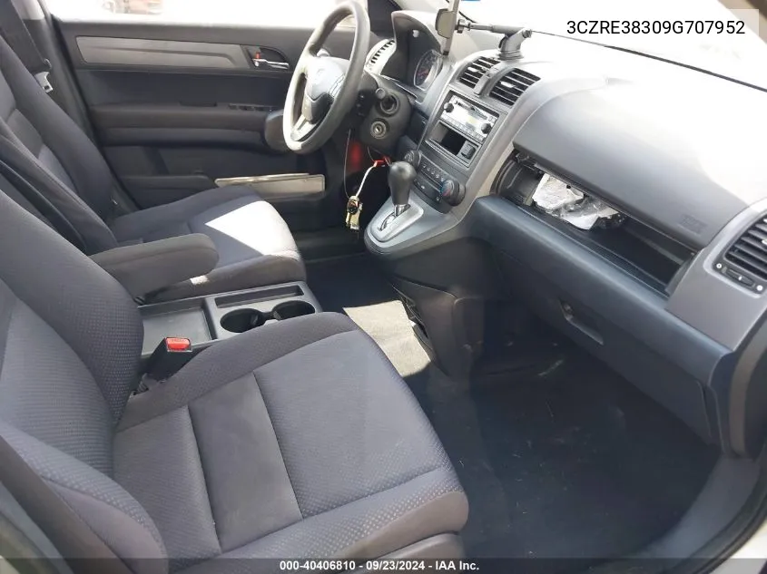 3CZRE38309G707952 2009 Honda Cr-V Lx