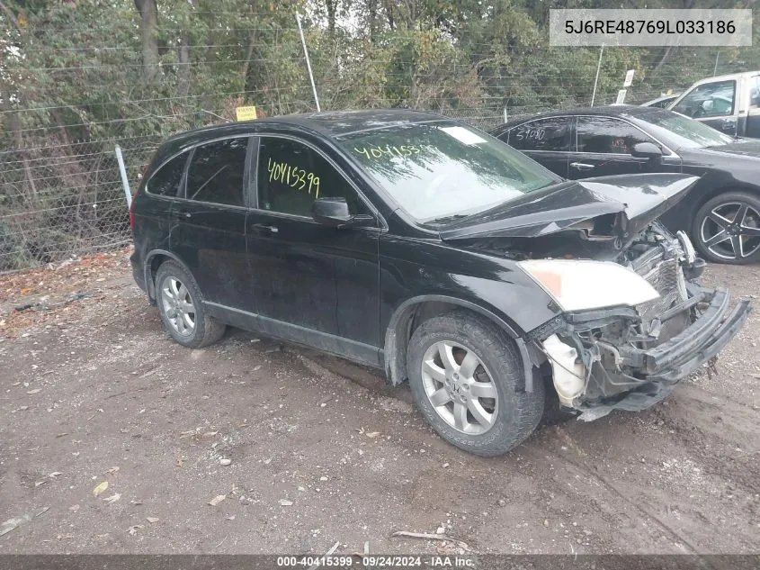 5J6RE48769L033186 2009 Honda Cr-V Ex-L